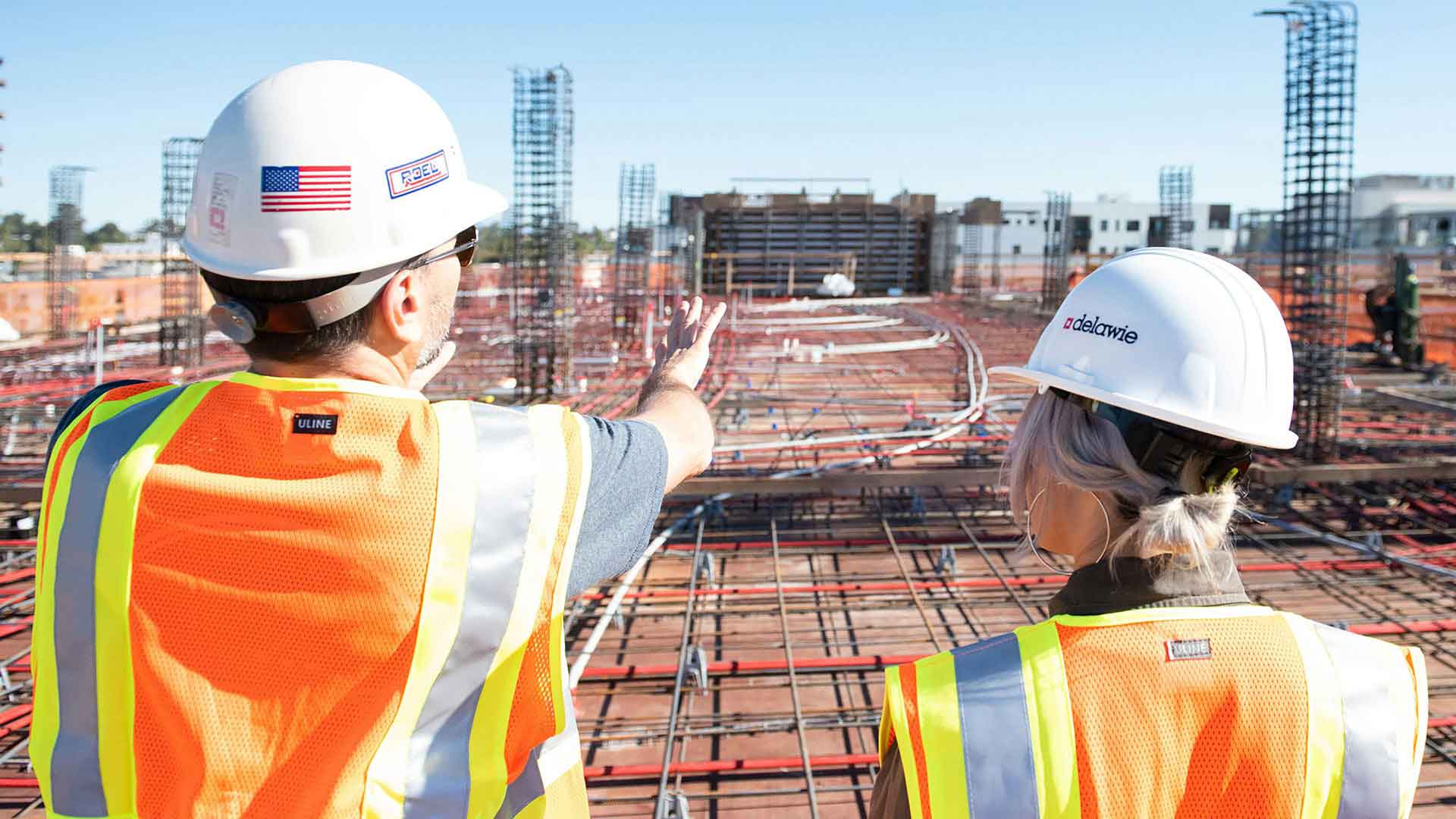 Construction Team Working